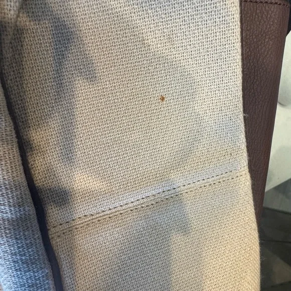 Balenciaga Cream Canvas Tote with Brown Leather Circle Handle - Picture 6 of 11